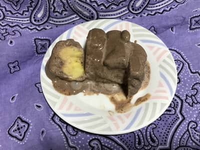 生チョコレートパイナップルアイスケーキ