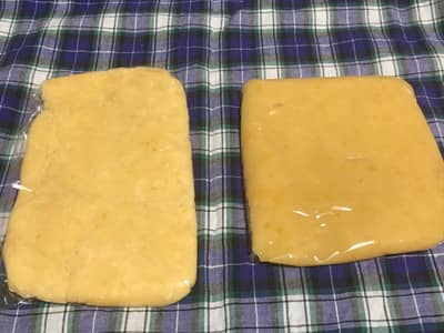 バターと油のクッキー生地