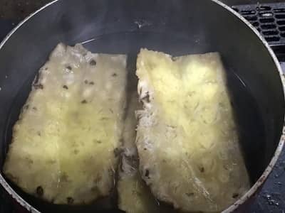 パイナップル皮の美味しいジュース