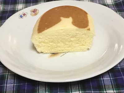 北海道チーズ蒸しケーキのリベイク
