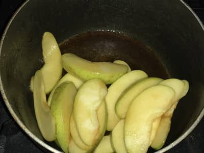 リンゴのキャラメル煮の作り方