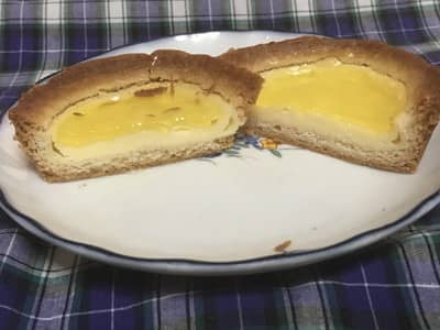 ヤマザキ「レモンのチーズタルト」断面