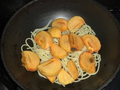 柿パスタの作り方