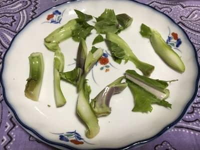 のらぼう菜の切り方